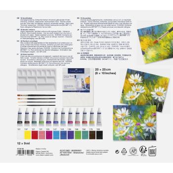 Preview: Faber-Castell Creative Studio Acrylmalset inkl. Zubehör 18-teilig